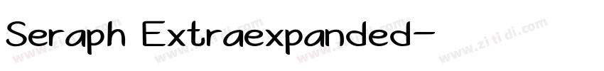 Seraph Extraexpanded字体转换